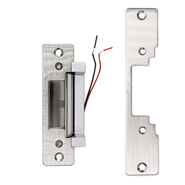 UL Listed - Heavy Duty Electric Strike - Fail Safe / Fail Secure - 12VDC - 2 Faceplates