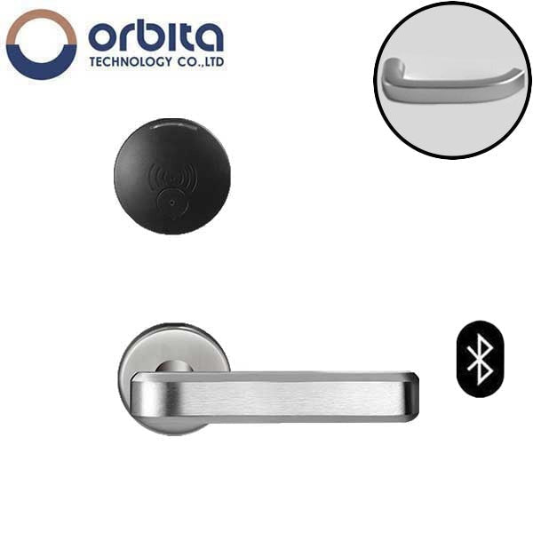 Orbita - S3079SBT - Mortise Hotel Lock - SPLIT Design - Bluetooth & RFID - Optional Lever Style - 6 VDC - Optional Finish - Grade 2