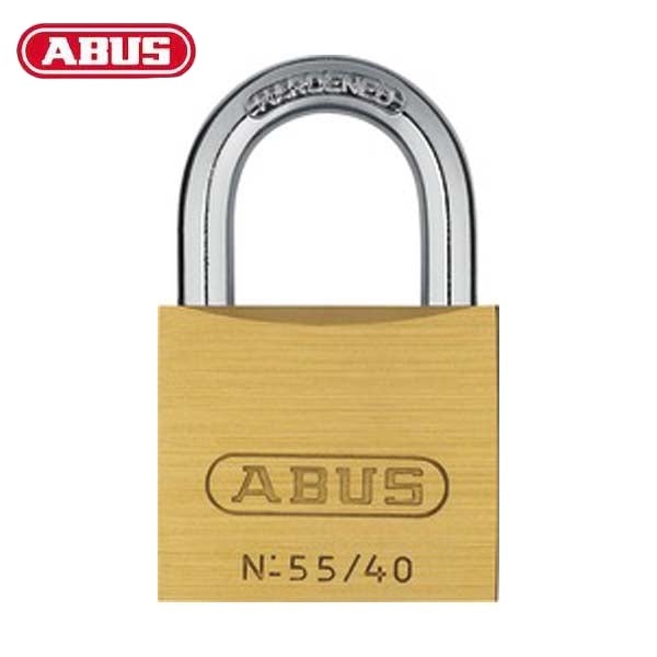 Abus - 55156 - Padlock Brass 55/40 - Optional Keying - Optional Shackle Length