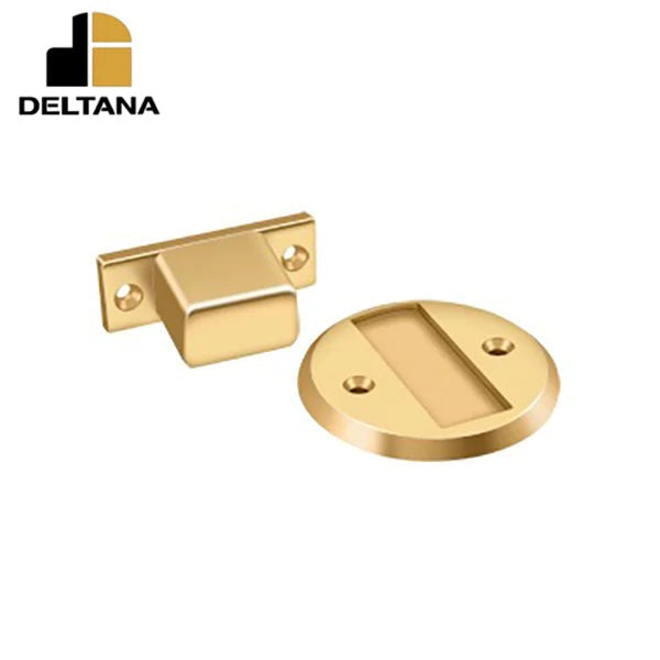Deltana - Magnetic Door Holder Flush 2-1/2" Diameter - Optional Finish