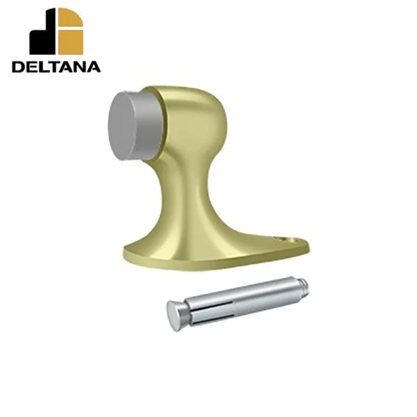 Deltana - Floor Door Bumper 2-1/8" - Solid Brass - Optional Finish