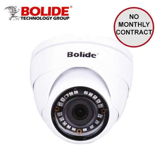 Bolide - BC1509IROD-28W - HDCVI / 5MP / 2MP / Eyeball Camera / Fixed / 2.8mm Lens / Outdoor / IP66 / 20m IR / 12VDC / White Finish