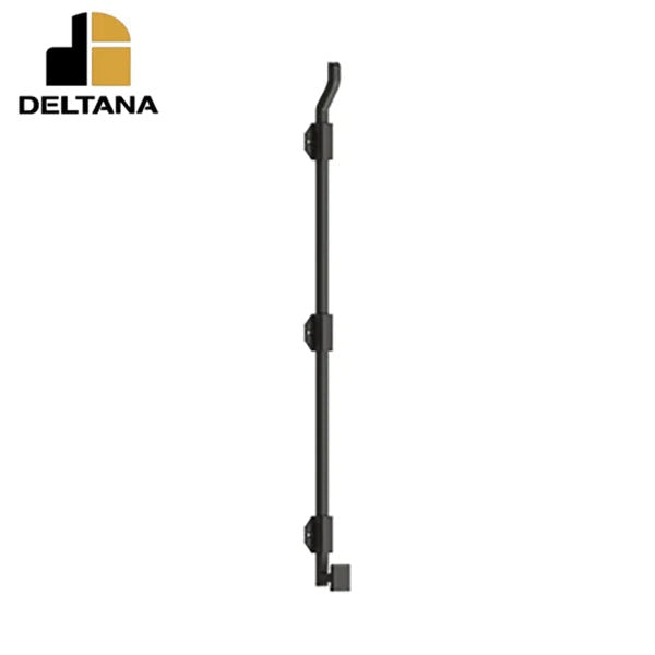 Deltana - 26" Modern Offset Surface Bolt - Heavy Duty - Solid Brass - Optional Finish