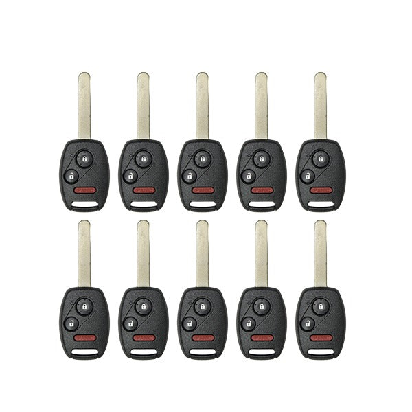 10 x 2005-2008 Honda Pilot / 3-Button Remote Head Key / CWTWB1U545 / (AFTERMARKET) (BUNDLE OF 10)