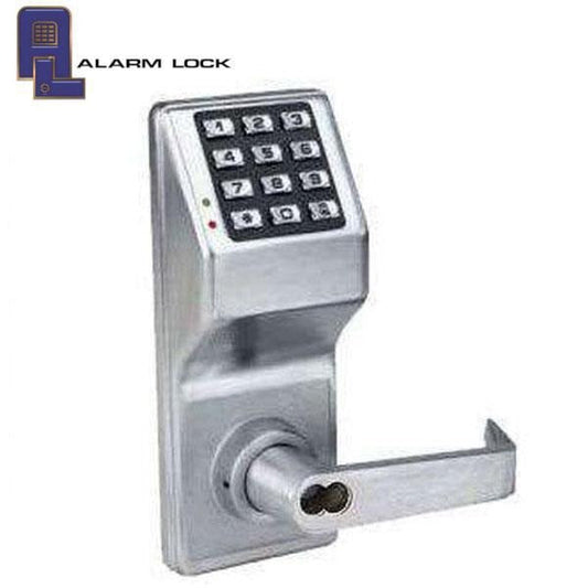 Alarm Lock Trilogy - DL2700IC - Keypad Lever Set - LFIC Prepped for Schlage - 26D - Satin Chrome - Grade 1