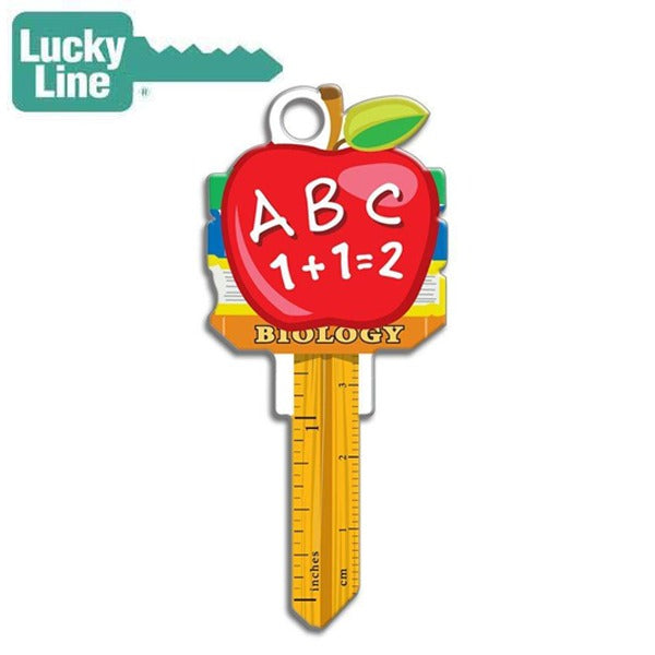 LuckyLine - B131K - Key Shapes - Teacher - Kwikset - KW1 - 5 Pack