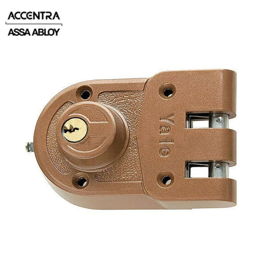 Accentra (Formerly Yale) - 197-14 - Jimmy Proof Deadlock - Double Cylinder - 5 Pin - Sprayed Brass