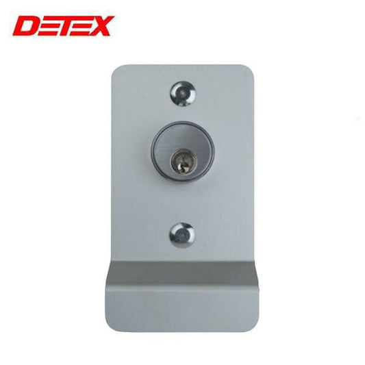 Detex - 03P - Pull Plate For Value Series Exit Devices - With Cylinder Hole - 630 - Satin Aluminum