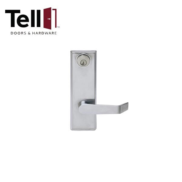 TELL - CTL 886 - Escutcheon Panic Trim - Storeroom Function - Satin Chrome - Grade 1