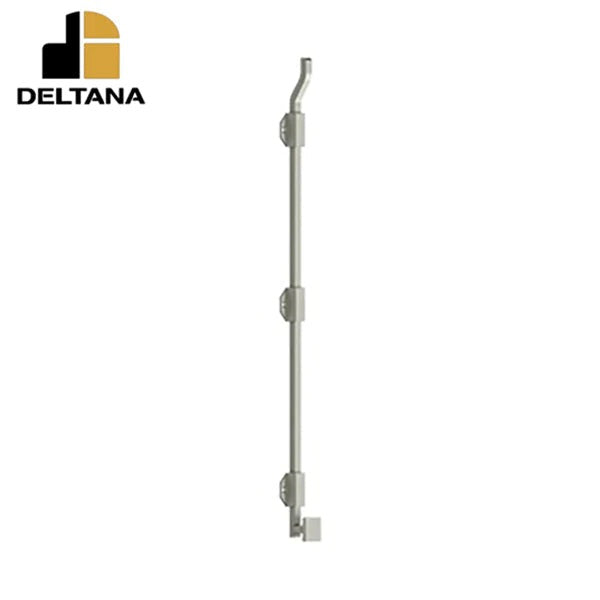 Deltana - 26" Modern Offset Surface Bolt - Heavy Duty - Solid Brass - Optional Finish