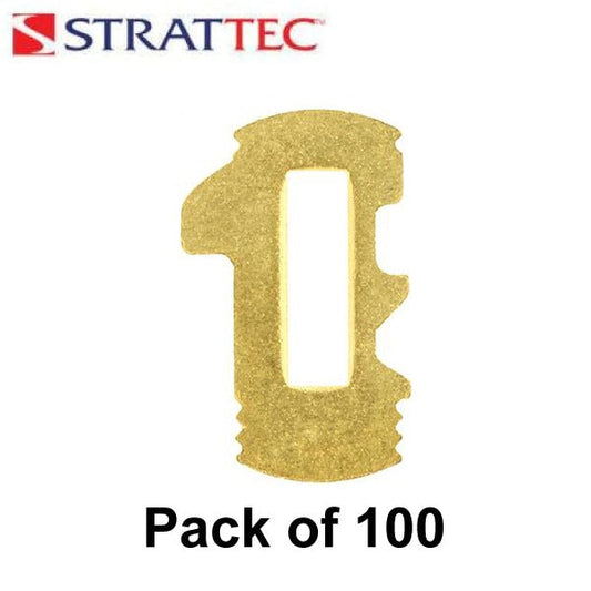 Strattec - 322242 - GM Door & Deck Lock Cylinder Tumbler - #2 Depth - 10 Cut - Pack of 100