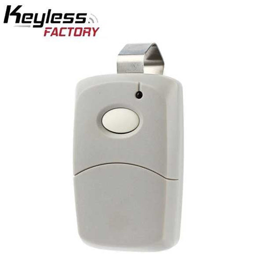 KeylessFactory - Garage Door Remote - 1-Button - Replacement - 300 MHz - 9V