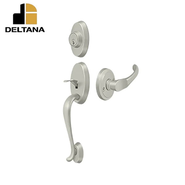 Deltana - Riversdale Handleset w/ Chapelton Lever Entry - Optional Finish