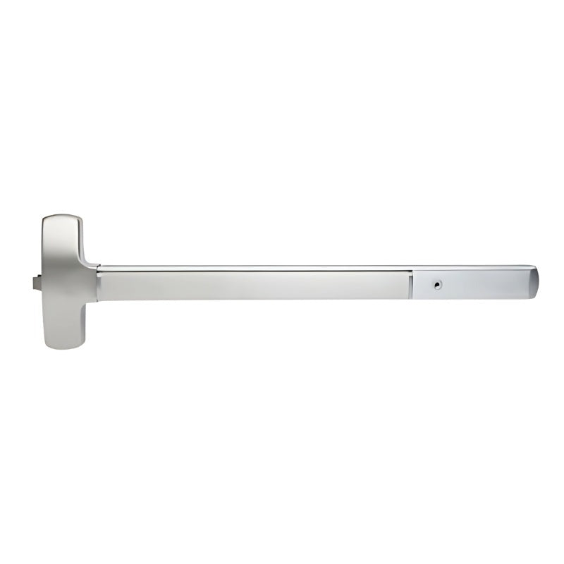 Falcon - 25-R-EO - Rim Exit Device - Exit Only - 48" - Hex Dogging - 299 Strike - 626/US26D Satin Chrome Finish - Grade 1