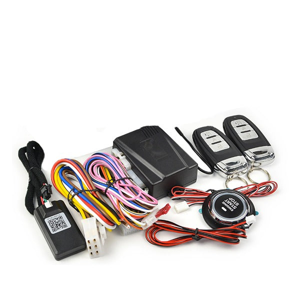 AutoLion - ST8808 - Remote Control Ignition Kit - Push Button Start - Remote Start - Remote Lock/Unlock - Remote Trunk Release - Automatic Window Closing - Anti Theft - Bluetooth