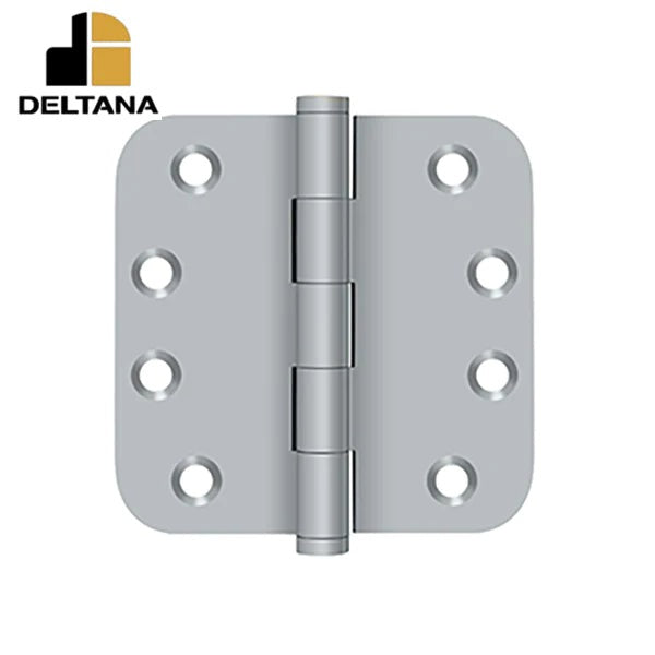 Deltana - 4" x 4" x 5/8" Radius Hinge - 0.129 Thickness - Optional Finish