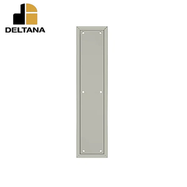 Deltana - Framed Push Plate - Heavy Duty - 3 1/2" x 15" - Optional Finish