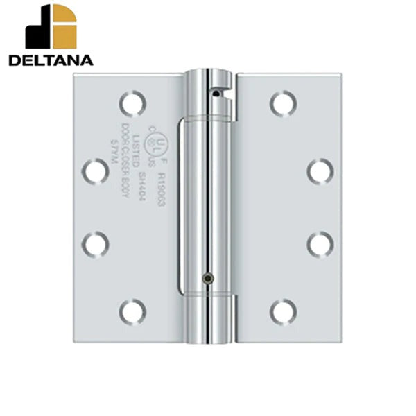 Deltana - 4-1/2" x 4-1/2" Spring Hinge - UL Listed - Optional Finish