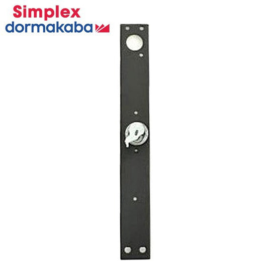 Simplex - 30201941 - Mounting Plate Assembly - 3000 Series - 1-1/8" Backset - Black Finish - LH/LHR