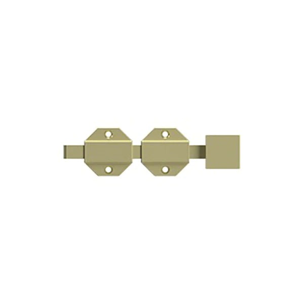 Deltana - 6" Modern Surface Bolt - Heavy Duty - Solid Brass - Optional Finish