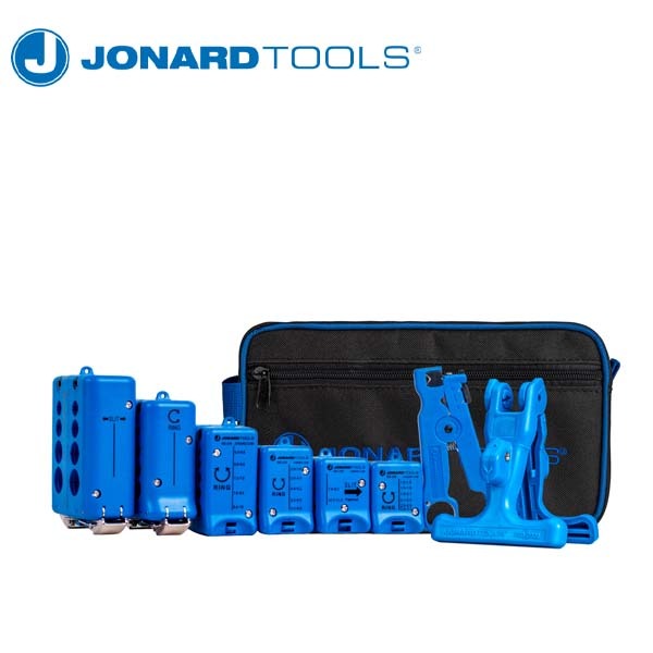 Jonard Tools - Fiber Optic Mid Span Slit & Ring Tool Kit (1.2 mm-18.2 mm)