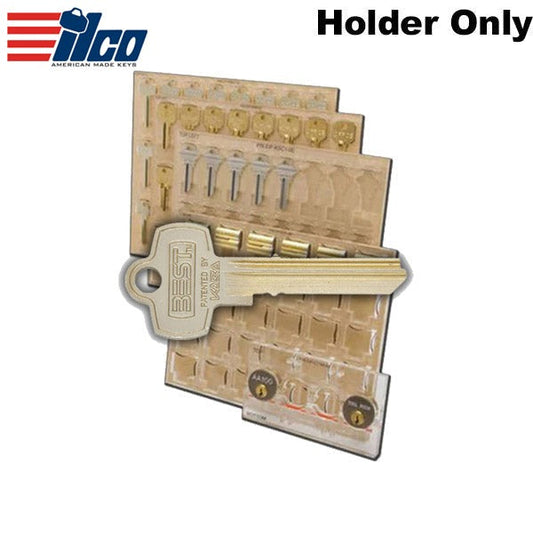 Ilco - XP-KH17 - Engrave-It - Best "Peaks" Small Format Style Key Holder - Holds 12 - for Engrave-It XP Machine