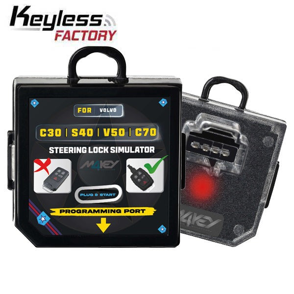 Volvo S40, C70, C30, V50 - ESL Electronic Steering Lock Emulator - Plug and Play