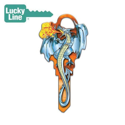 LuckyLine - B145K - Key Shapes - Dragon - Kwikset - KW1 - 5 Pack