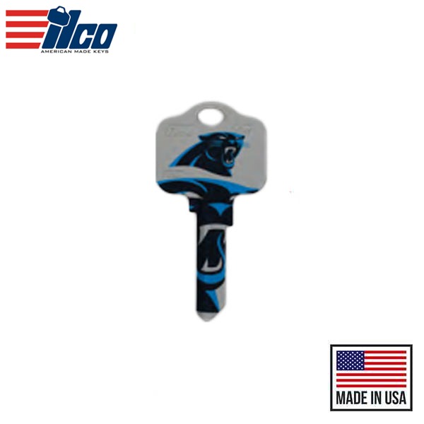 Ilco - NFL TeamKeys - Key Blank - Carolina Panthers - SC1 (5 Pack)
