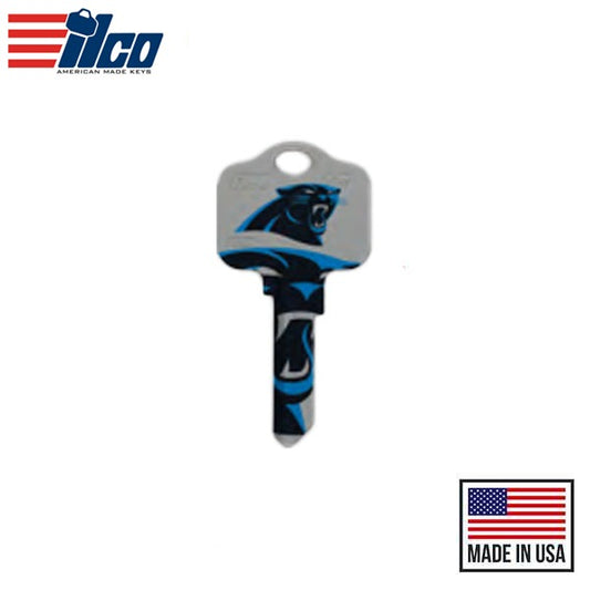 Ilco - NFL TeamKeys - Key Blank - Carolina Panthers - SC1 (5 Pack)
