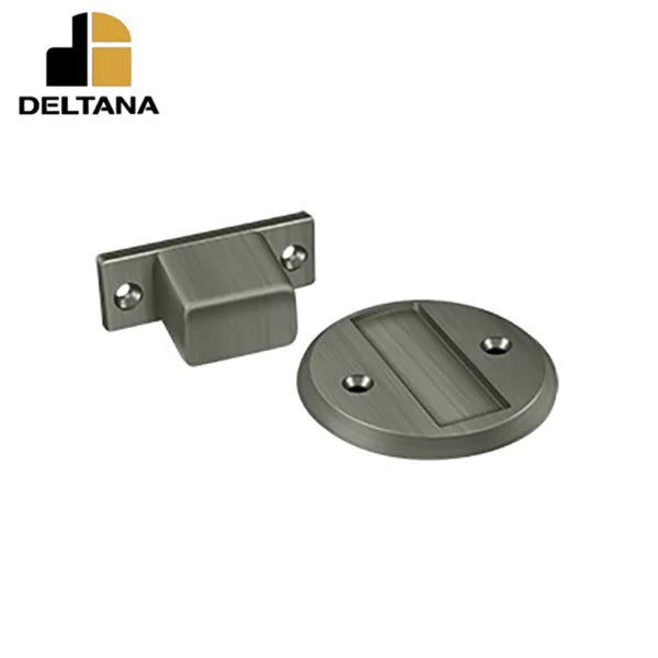 Deltana - Magnetic Door Holder Flush 2-1/2" Diameter - Optional Finish