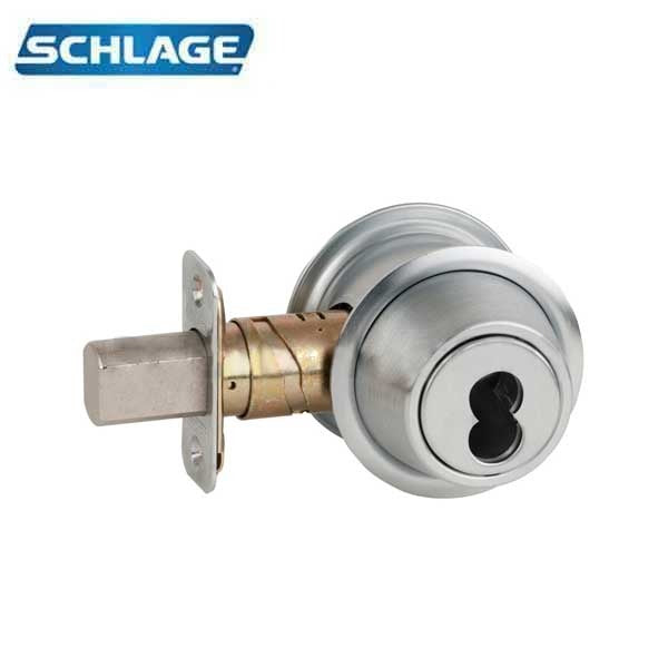 Schlage - B560J - Single Cylinder Deadbolt Lock - FSIC Core - Satin Chrome - Grade 2