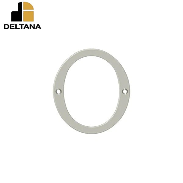 Deltana - 4" Numbers - Solid Brass - Optional Finish