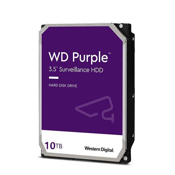 Western Digital / Surveillance Hard Drive / 10 TB / WD101PURP