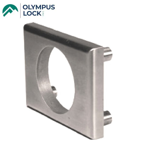 Olympus - ETS2 - Exterior Through-Bolt Mounting Plates for Olympus Cabinet Locks - Optional Finish - Optional Material Thickness