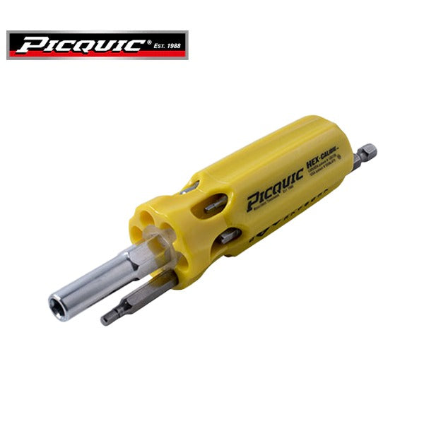 PICQUIC - Hex Calibre - SAE Hex Keys - 7 Pcs - W/ 3/32", 7.64", 1/8", 9/64", 5/32", 3/16", 7/32"