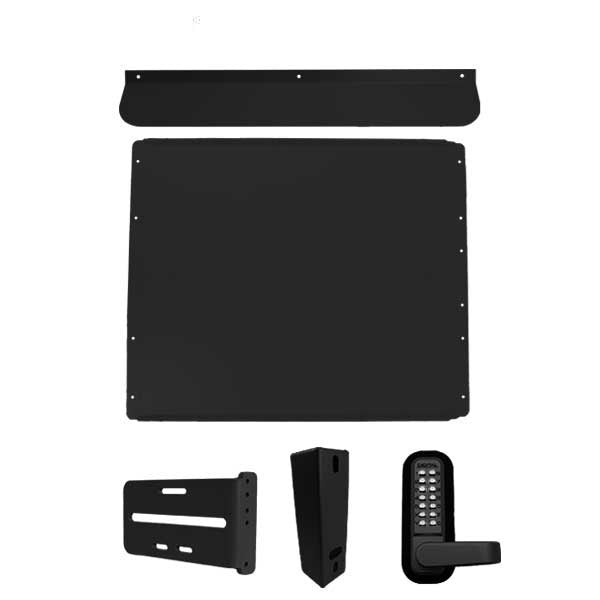 Lockey - PS60 - Standard Panic Shield Security Kit - With Keypad Lock and Gate Box - Black
