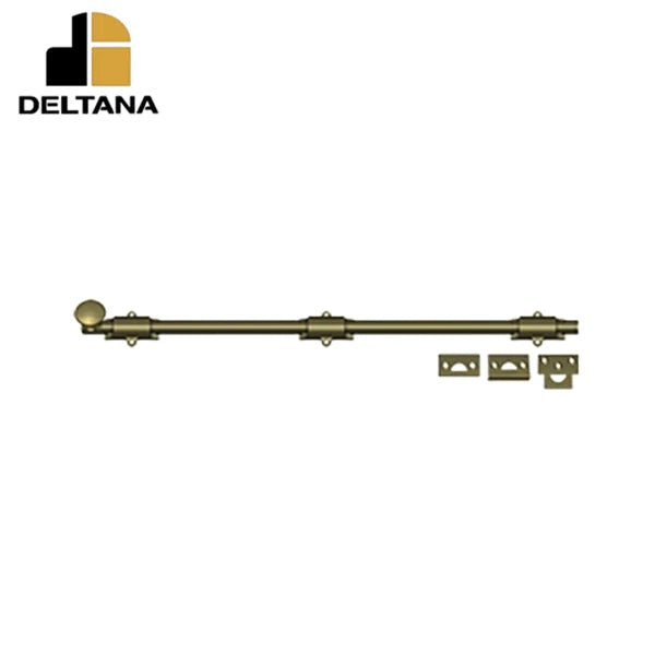 Deltana - 24" Surface Bolt - Heavy Duty - Optional Finish