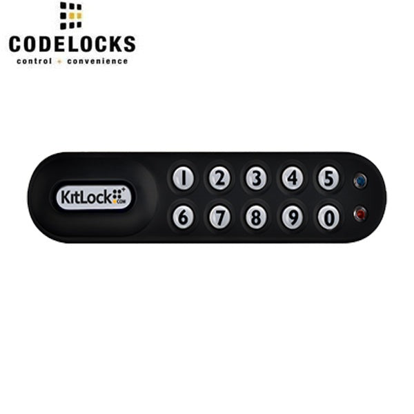 CodeLocks - KL1007 - Classic Electronic Kit Lock - Up to 1" Door Thickness - Locker Lock - No Pre-Assembly - Optional Handing - Optional Finish