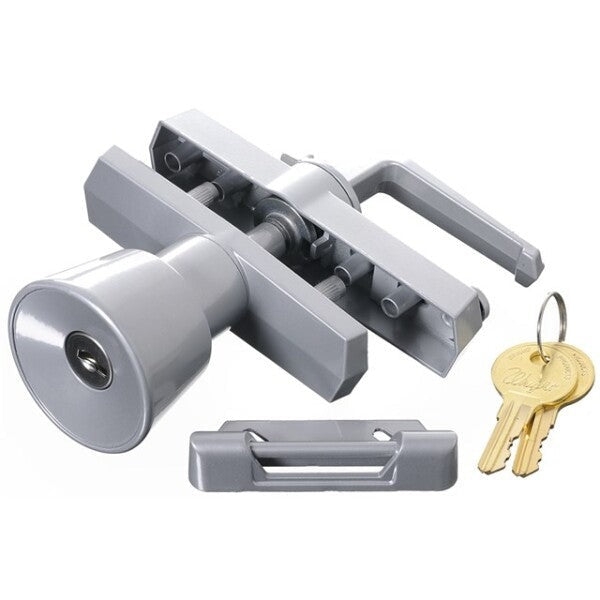 Wright - VK670 - Keyed Universal Knob Latch - Aluminum