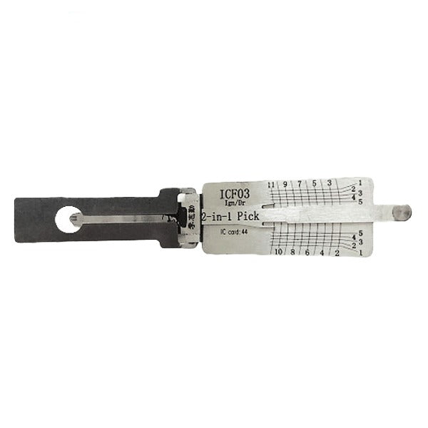 ORIGINAL LISHI - ICF03 -Keyway Ford Escape/Mazda / 11-Cut - 2-in-1 Pick & Decoder