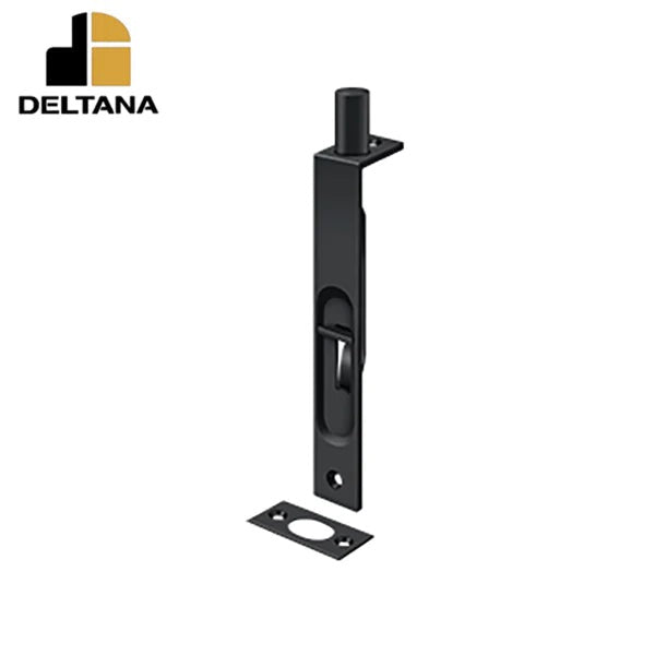 Deltana - 6" Flush Bolt - Heavy Duty - Square - Optional Finish