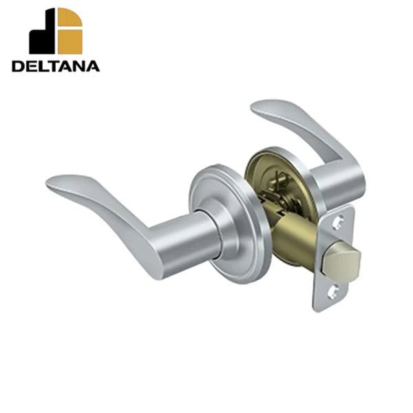 Deltana - Trelawny Lever Passage - 2-3/8" Backset - 1-3/8" - 2" Door Thickness - Left Handed - Optional Finish