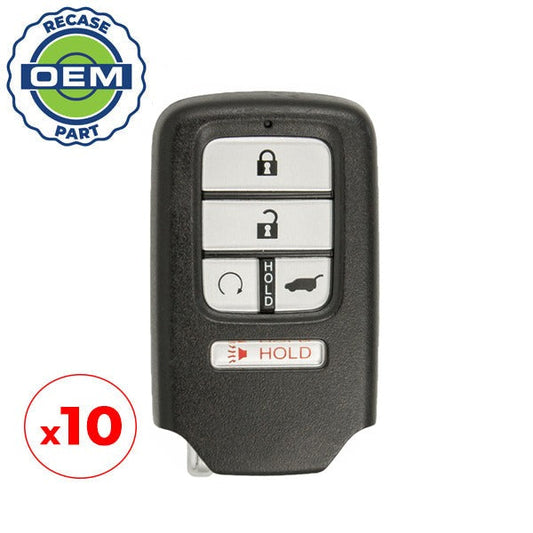 10 x 2016-2020 Honda CR-V Civic Pilot / 5-Button Smart Key / PN: 72147-TLA-A21 / KR5V2X V44 (Driver 2) (OEM Recase)