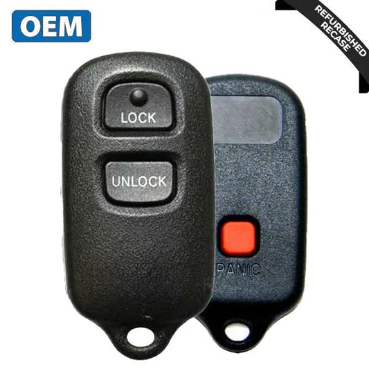 2000-2008 Toyota / 3-Button Keyless Entry Remote / PN: 89742-20200 / HYQ12BAN (OEM Recase)