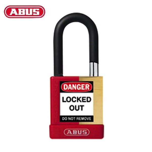 Abus - 20030 - Plastic-Covered Aluminum Core Padlock 74M/40 - 1-1/2" Shackle - Optional Keying - Optional Finish