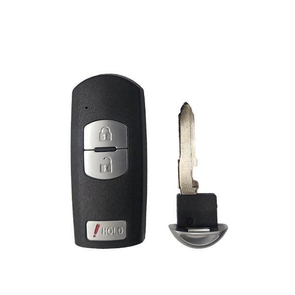 2010-2019 Mazda / 3-Button Smart Key SHELL / WAZSKE13D01 WAZSKE13D02 (AFTERMARKET)
