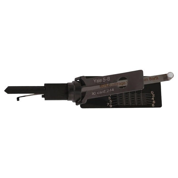 GOSO - AKK Lishi Style 2-in-1 Pick and Decoder - Yale 5 - 5-Pin - Rim Cylinder