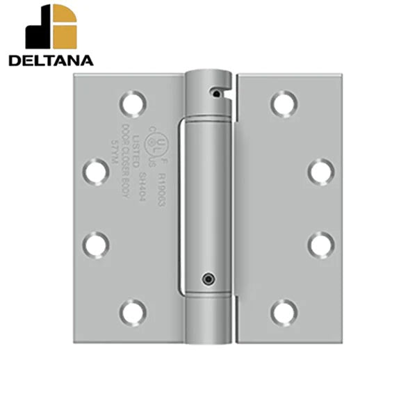 Deltana - 4-1/2" x 4-1/2" Spring Hinge - UL Listed - Optional Finish
