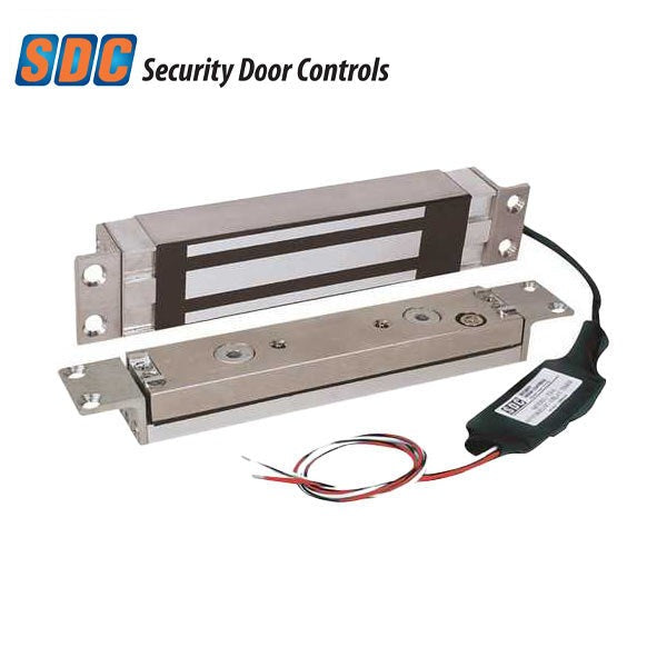SDC - 1562ITCM - Concealed Electromagnetic Shear Lock - Surface Mount - 2000lbs. - 12/24VDC - Satin Aluminum - Grade 1